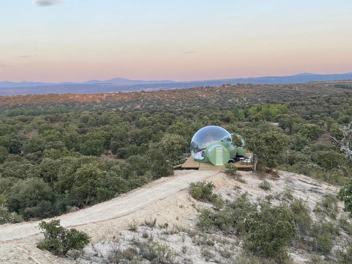 Eco-Lodge En La Reserva Privada Campanarios De Azaba - Proyecto De Conservacion Espeja Luaran gambar